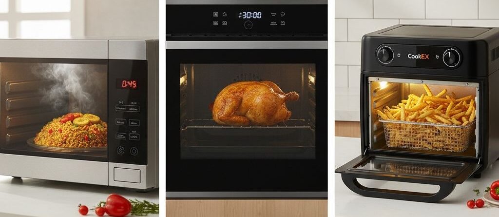 Air Fryer Oven vs Microwave vs Traditional Oven