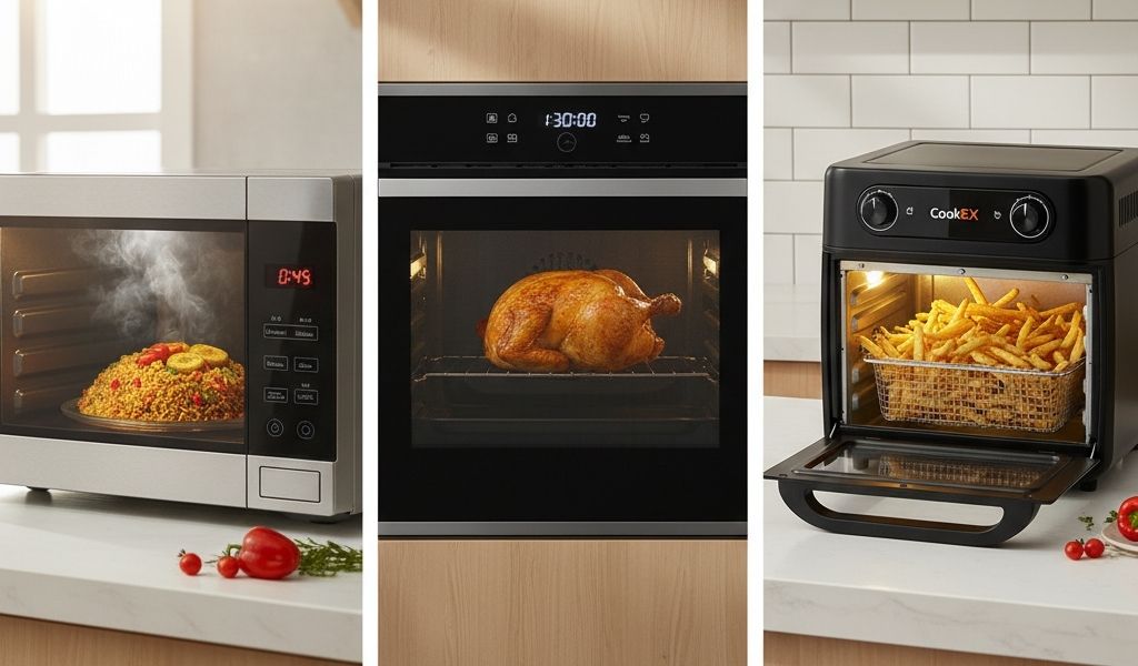 Air Fryer Oven vs Microwave vs Traditional Oven