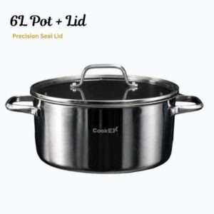 CookEX Titan Steel 13-Piece Premium Stainless Steel Non-Stick Cookware Set - Image 5