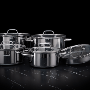 CookEX Titan Steel 13-Piece Premium Stainless Steel Non-Stick Cookware Set - Image 10