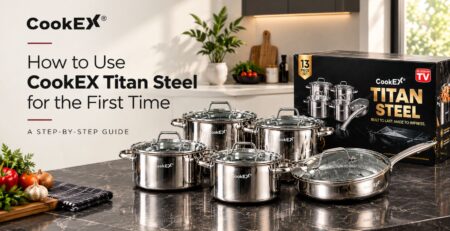 how to use CookEX Titan Steel