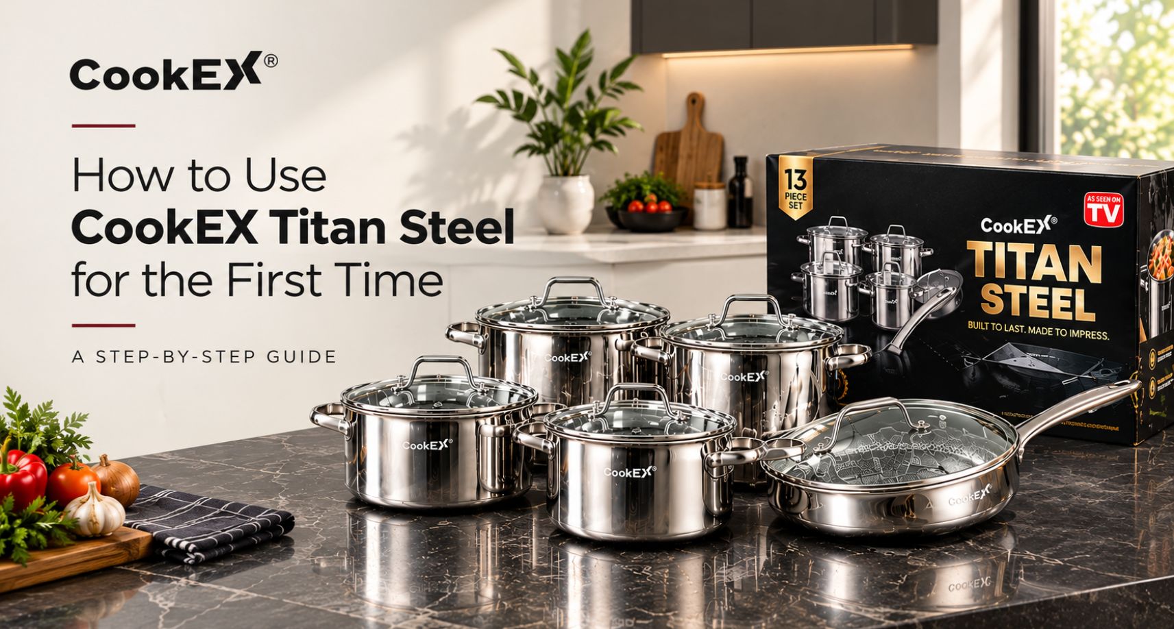 how to use CookEX Titan Steel